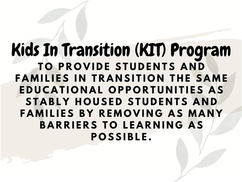 Kids in Transition Program